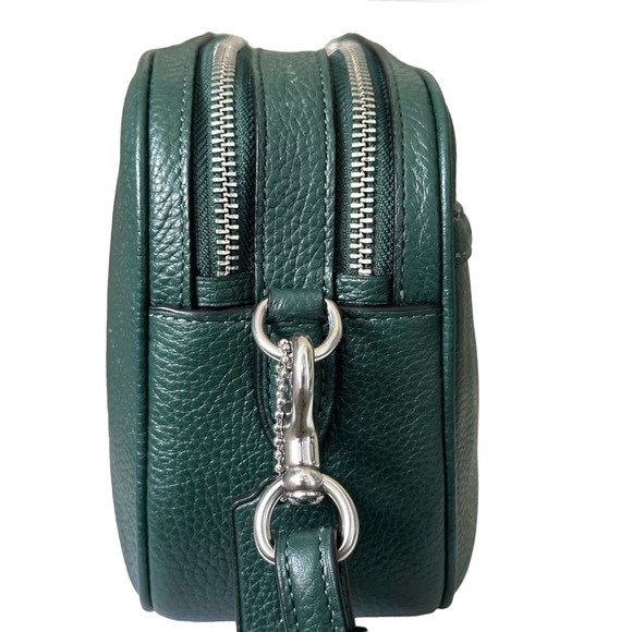 Coach Green Crossbody Bag with Multicolor Strap - Picture 10 of 15